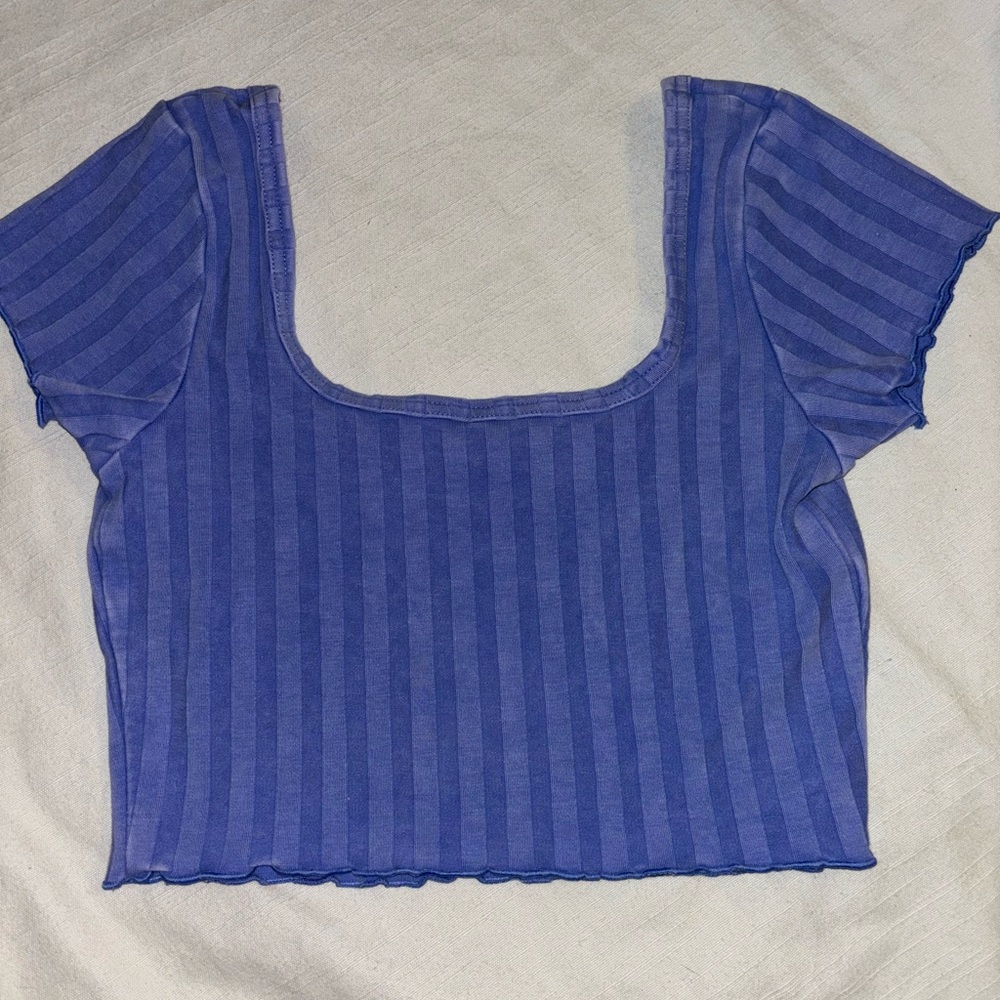 Aerie Square Neckline Crop Top Size XS